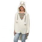 Pluche Poncho Lama