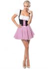 Oktoberfest Dirndl Eva - Roze/Bruin