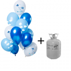 Helium Tank met It's a Boy Ballonnen - 12stk