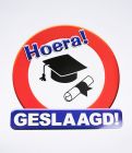 Huldeschild - Geslaagd