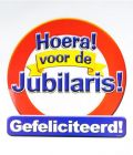 Huldeschild - Hoera voor de Jubilaris