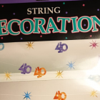 Hangdecoratiestrings - 40 jaar