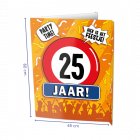 Window Sign - 25 Jaar