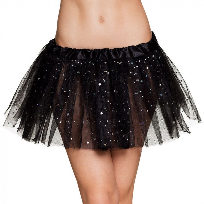 Zwarte Tutu Dames One Size Feestwinkel