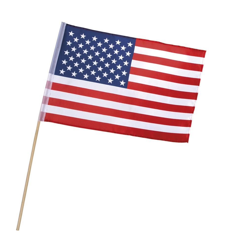 Polyester Zwaaivlag USA - 30x45cm afbeelding