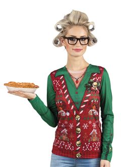 Fotorealistich Shirt Corny Christmas - S t/m M-M afbeelding