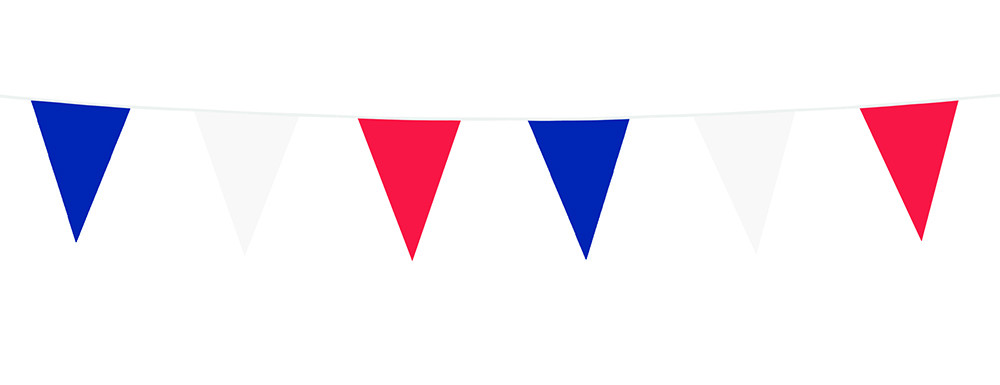 Vlaggenlijn Vive La France - 10mtr afbeelding