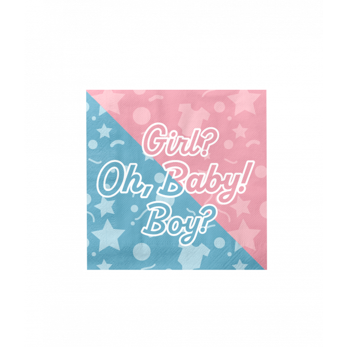 Servetten Gender Reveal afbeelding