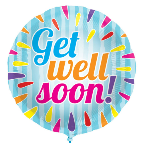 Folieballon Get Well Soon - 45cm afbeelding