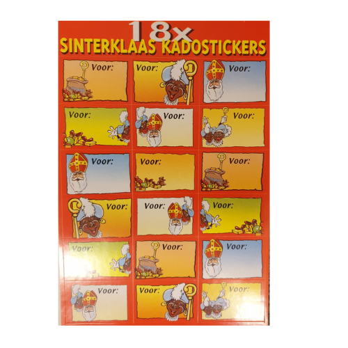 Sinterklaas Kadostickers afbeelding