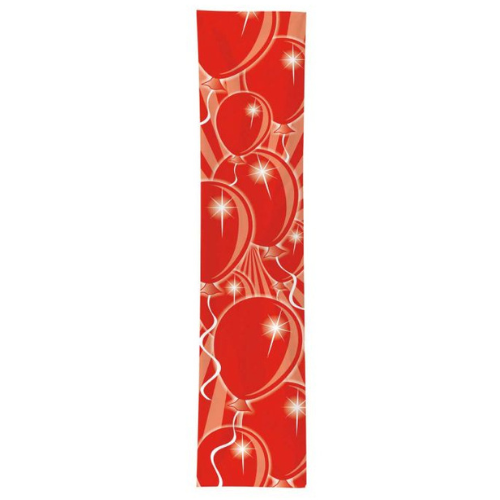 Banier rode ballonnen - 3 meter