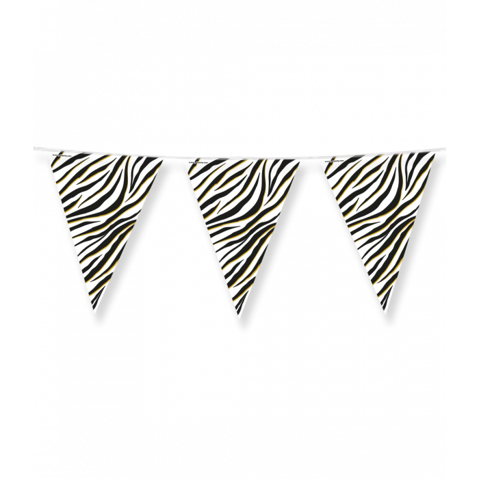 Vlaggenlijn Safari Zebra afbeelding