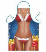 Keukenschort Christmas Bikini afbeelding