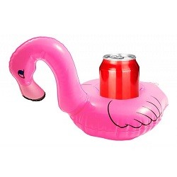 Drijvende Flamingo Drankhouder - 2 stuks