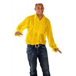 Disco Shirt Geel - Volwassenen