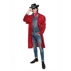 Rode Cowboy Jas - One Size