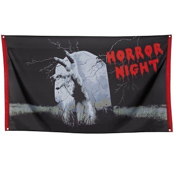 Halloween horror spandoek