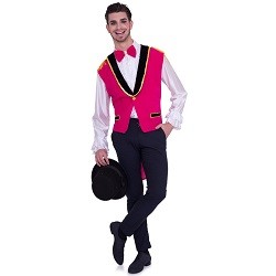 Roze Gilet Circus Heren