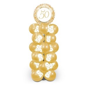 Ballonpilaar 50 Jaar Getrouwd